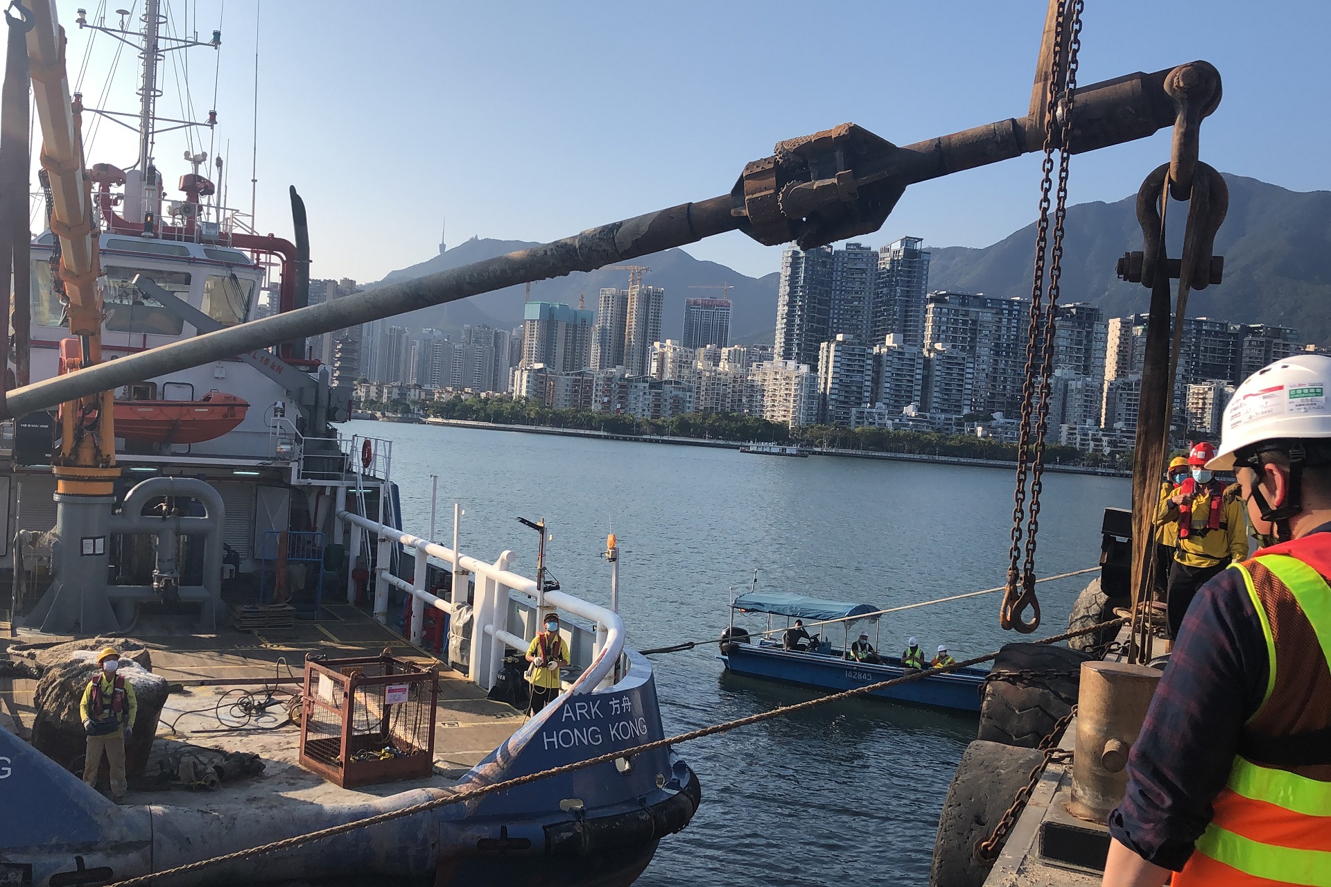 Pipe Installation at Seaside