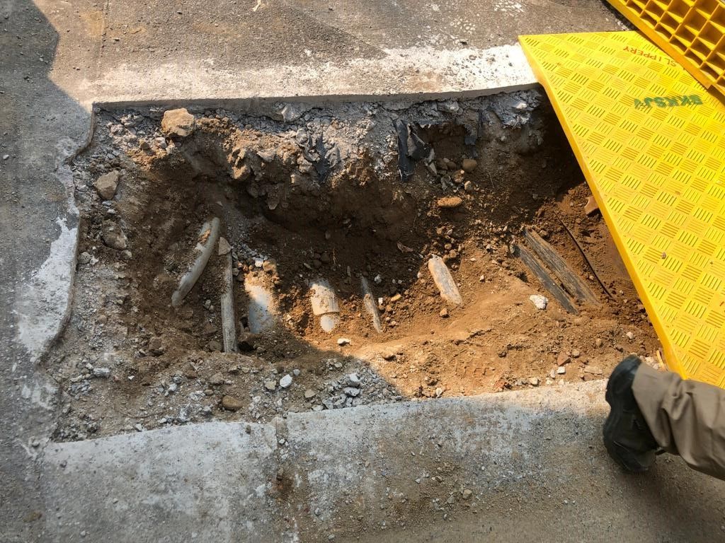 Inspection Pitting Work in Tsoi Yuen Kok Village