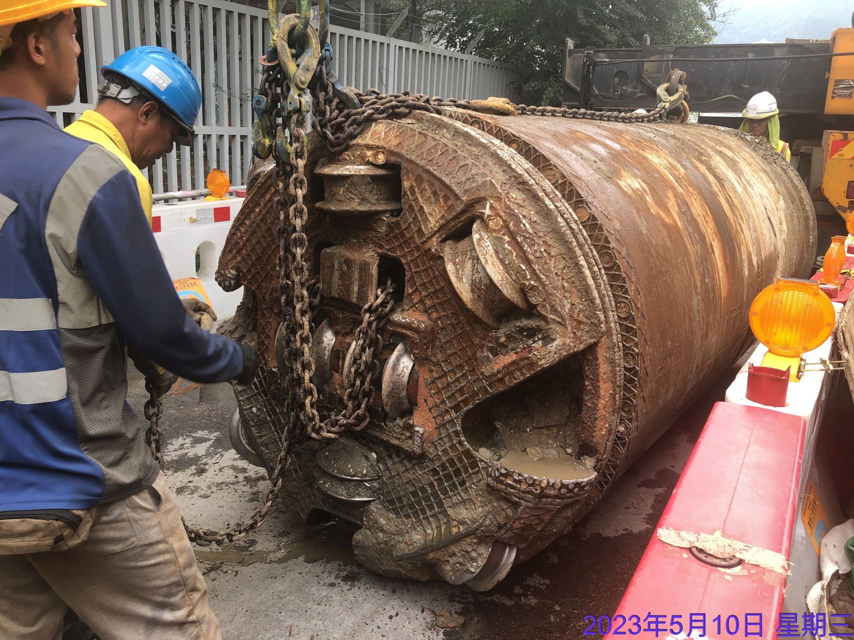 Completion of Sleeve Pipe Installation by Trenchless Method at Access Road