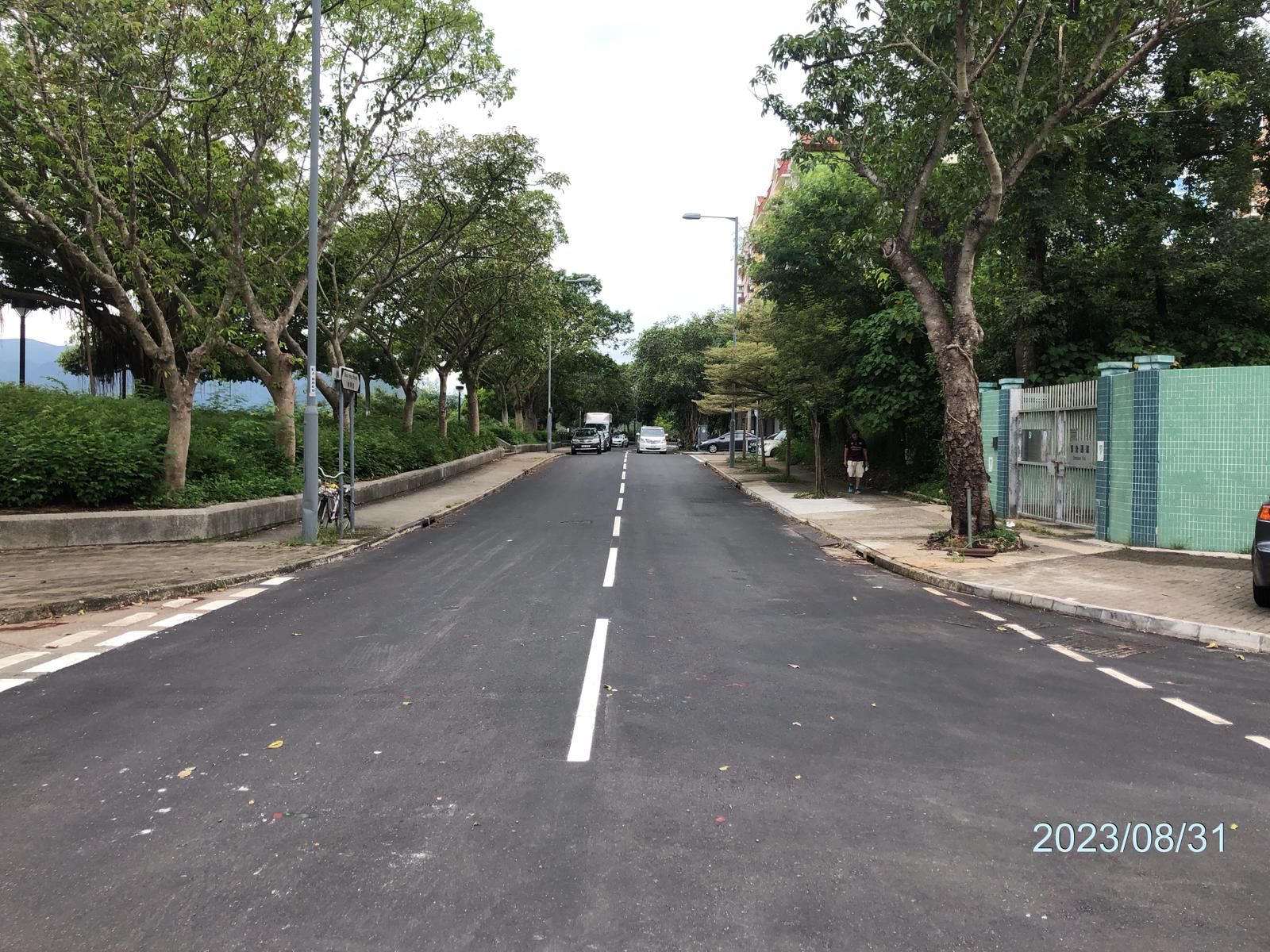 Completion of Road Resurfacing Works at Shun Hing Street and Shun Lung Street