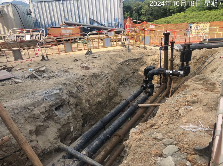 Underground pipework installation